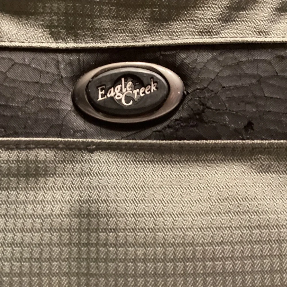 Eagle Creek Rolling Travel Bag Orange Gray Carry On Luggage Utility Organizer
